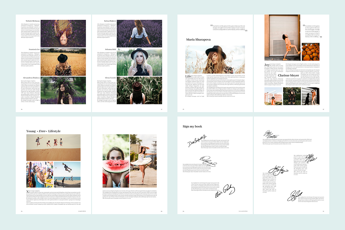Clean Yearbook, a Brochure Template by zheksha (Photo 6 of 6)