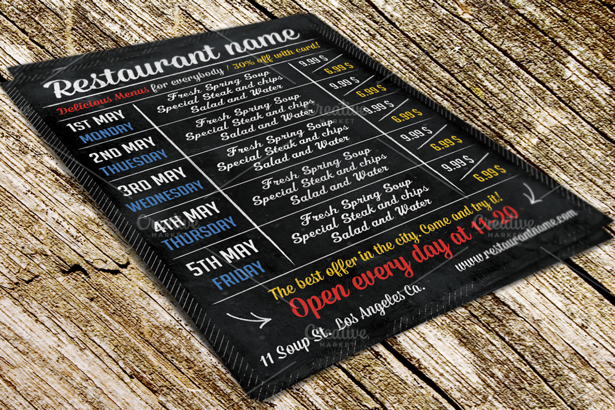 4x6 inch Flyer Mockup, a Print Template by Graphic Boutique (Photo 1 of 2)