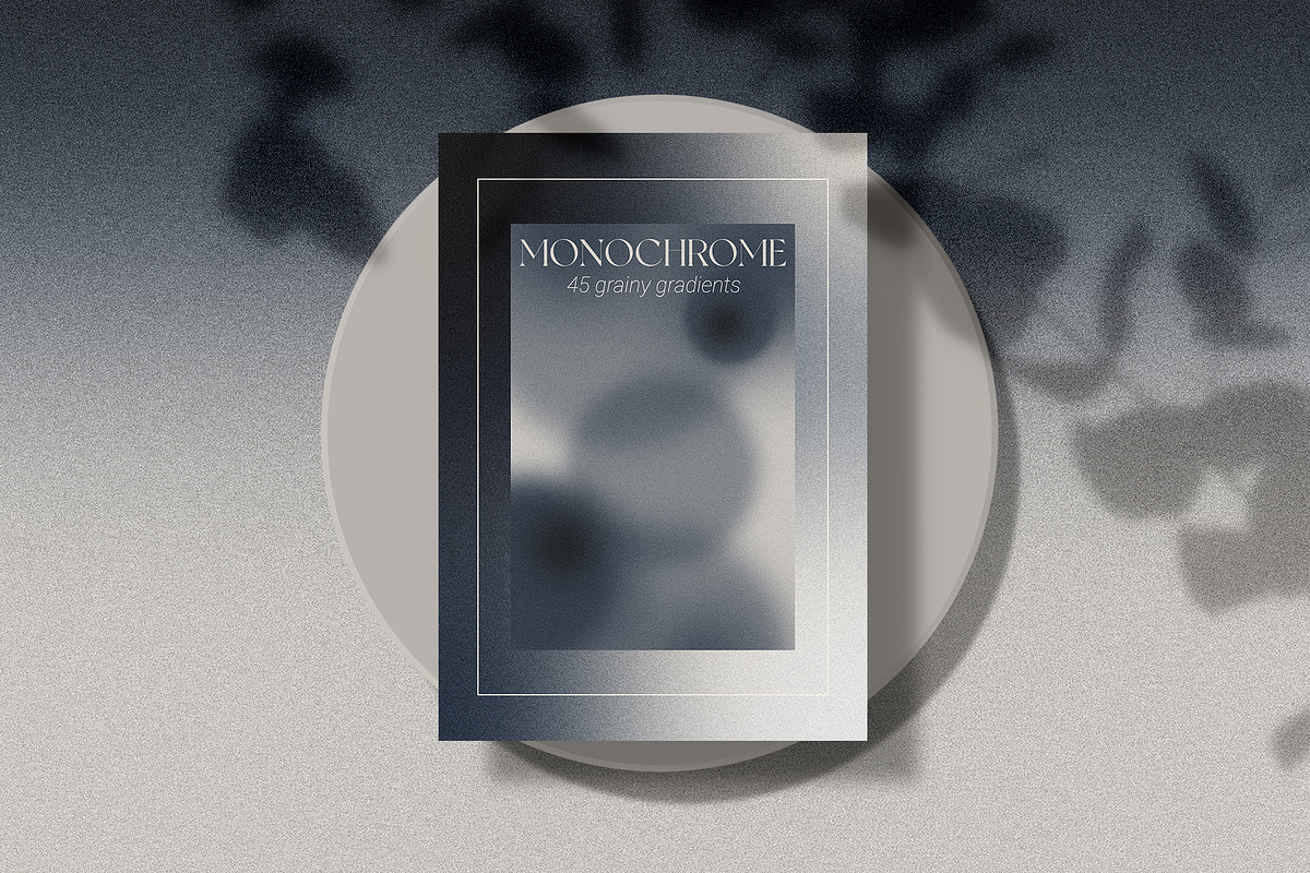 BUNDLE Monochrome Gradient Textures, a Texture Graphic by Oksana Trygub (Photo 5 of 24)