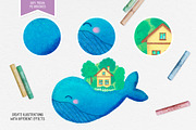 Dry media. Brushes for PS, a Brush Add-On by Leo Studio Design Lab (Thumbnail 3 of 10)