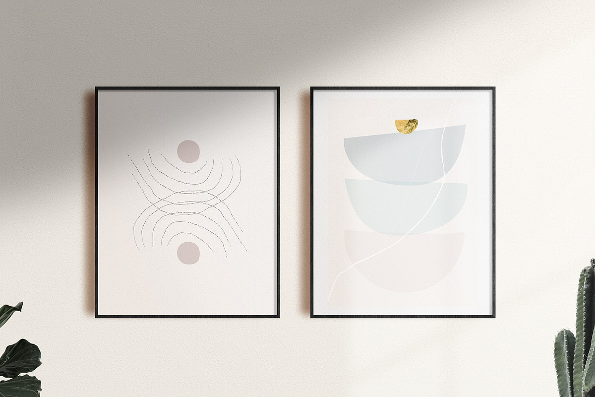 Abstract shapes art collection, a Texture Graphic by Anna Sokol (Photo 23 of 28)
