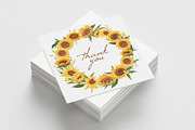 Sunflower Blooming Watercolor, an Object Illustration by CreativeValuation (Thumbnail 12 of 15)