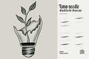 Tattoo needle brushSet for Procreate, a Brush Add-On by Luuuka studio (Thumbnail 5 of 6)