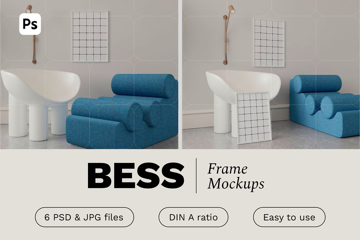 Artwork Mockups Bundle 20 in 1, a Household Mockup by Bonumo (Photo 20 of 41)