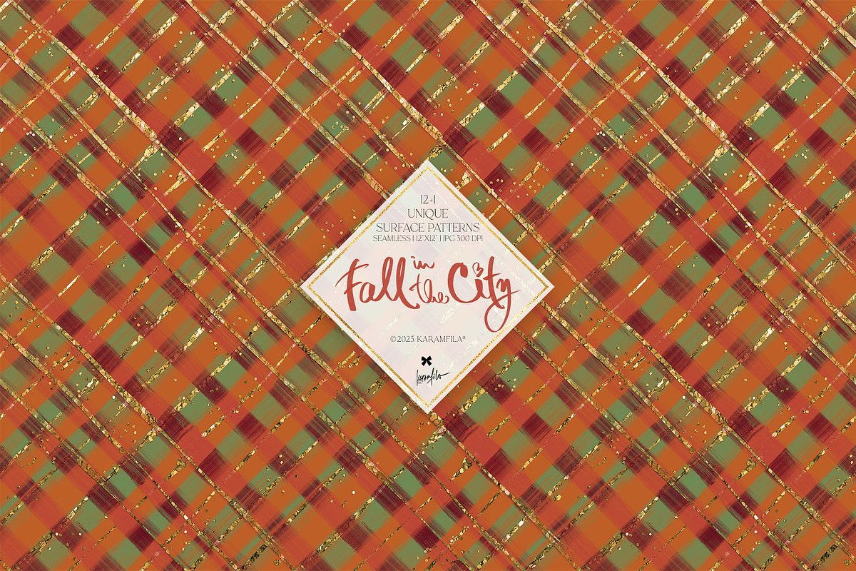 Fall City Hand Drawn Autumn Patterns, a Pattern Graphic by KaramfilaS (Photo 16 of 21)