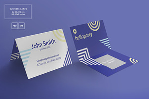 Business Cards Hello Party