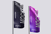Vertical Flag Mockup, an Advertising Mockup by Rielismee (Thumbnail 2 of 5)