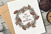 Christmas vector set, a Decorative Illustration by Zhemchuzhina (Thumbnail 1 of 4)