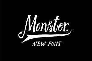 Monster - Vintage font