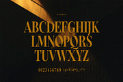 Rosean Elegant Serif Font Typeface, a Serif Font by Graphicxell (Thumbnail 10 of 10)
