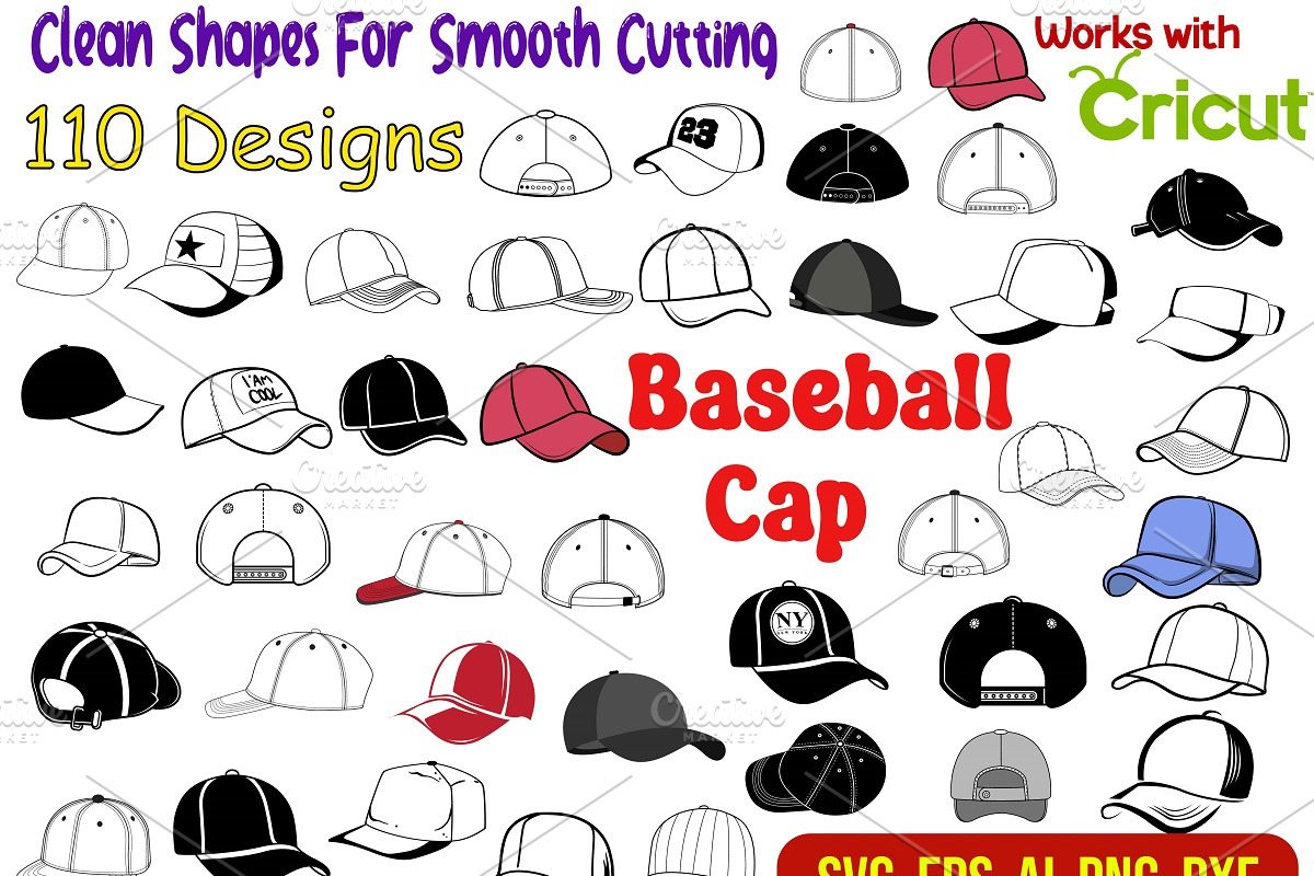 Baseball Cap SVG Baseball Cap Vector, an Object Illustration by ARTify Illustrations (Photo 2 of 4)