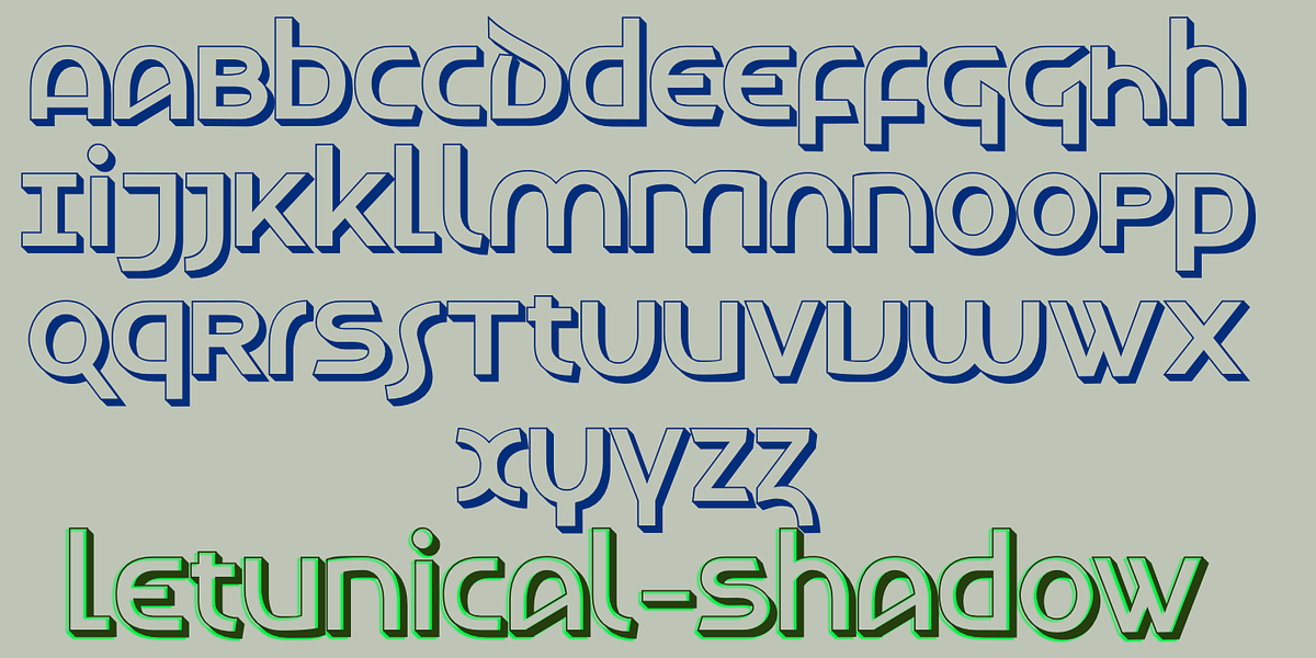Letunical, a Sans Serif Font by Ingrimayne Type (Photo 6 of 8)