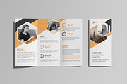 Creative Trifold Brochure Design, a Brochure Template by VectStock (Thumbnail 1 of 3)