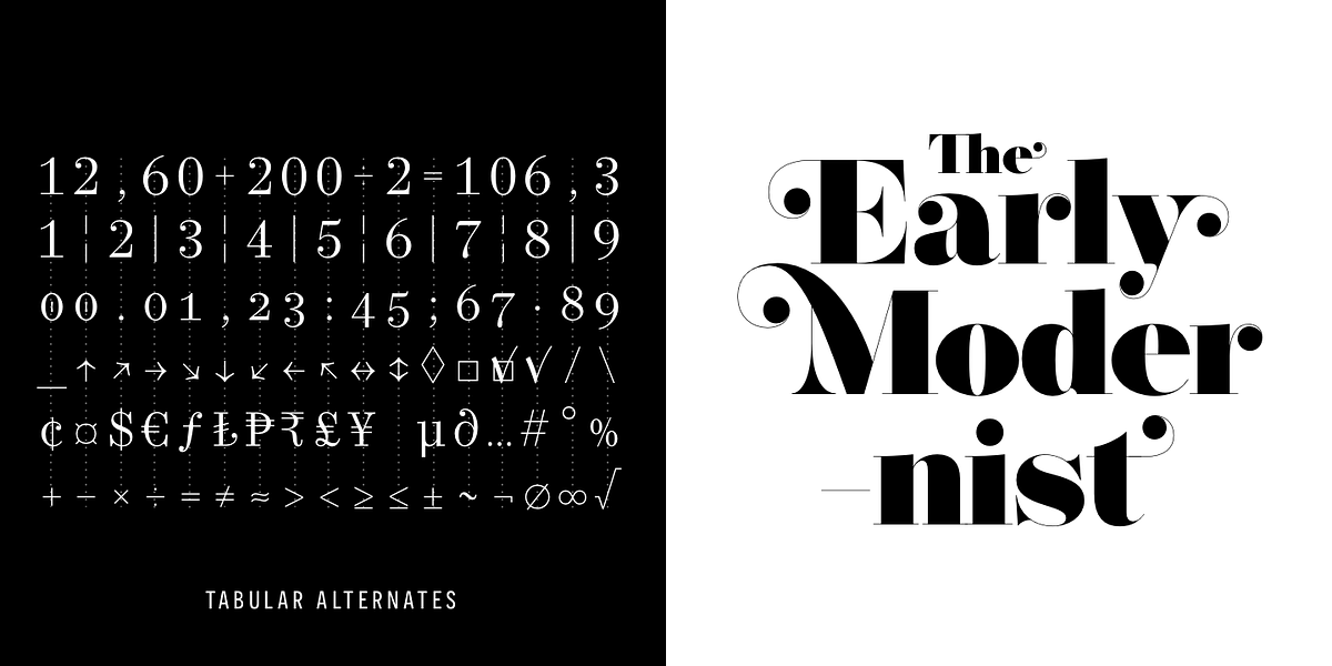Operetta, a Serif Font by Synthview Type Design (Photo 6 of 10)