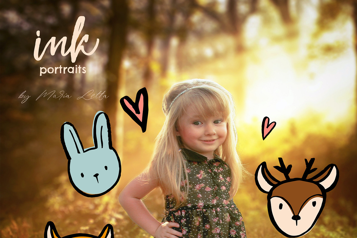 Scandinavian portrait ink creator, an Object Graphic by Beauty Drops (Photo 2 of 10)