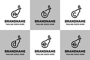 Letter A B C D E G Pear Logo Set, a Branding & Logo Template by Pray Art Design Studio (Thumbnail 2 of 2)