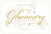 Glamoury, a Script Font by PutraCetol Studio (Thumbnail 1 of 9)