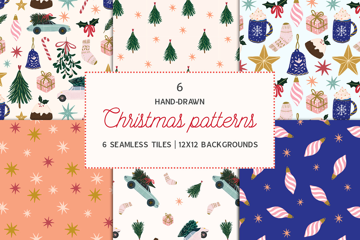 the Big Christmas bundle, a Pattern Graphic by Katie Lisker (Photo 6 of 27)