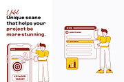 SEO Website Optimization, an Illustration by orenjidesign (Thumbnail 2 of 8)