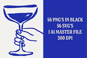 Let's Party Illustration Pack, a Food Illustration by Em&M Studio (Thumbnail 3 of 6)