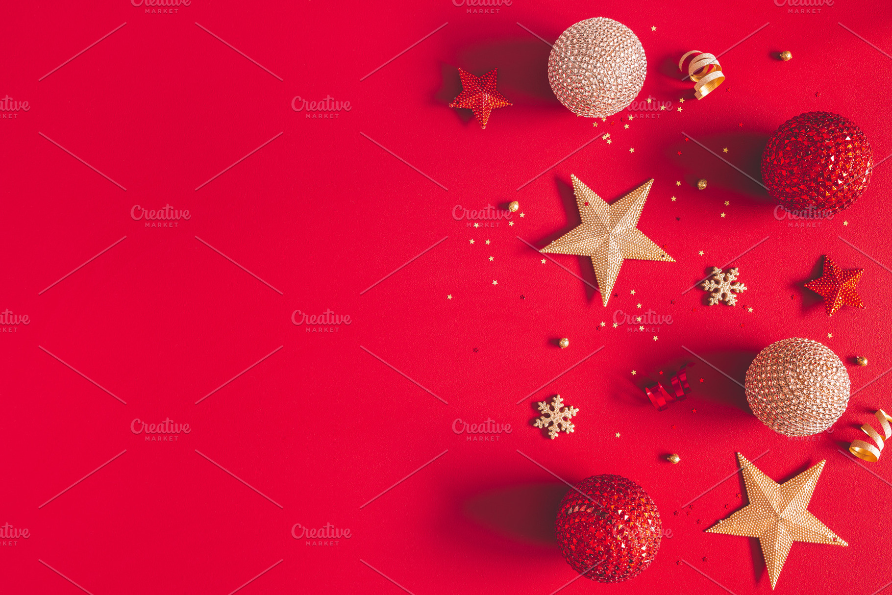 Christmas decorations containing christmas, red, and ornament, a Holiday Photo by Flaffy