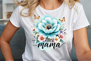 Boho Floral Mama Mother's Day Png, an Illustration by Sublimation Artist (Thumbnail 3 of 9)