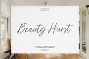Beauty Hurst | Elegant Script font, a Script Font by dealitastudio (Thumbnail 1 of 12)