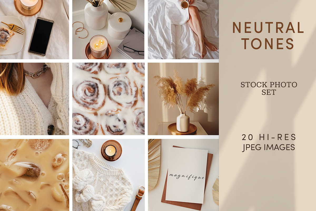 Neutral tones. Stock photo set, a Photo by Imageblend (Photo 1 of 10)