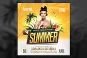 Summer DJ Flyer, a Flyer Template by drimerz (Thumbnail 2 of 2)