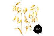 Watercolor Superfood Vector Set, a Food Illustration by Elena Pimonova (Thumbnail 3 of 5)
