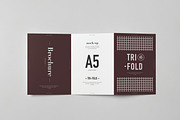 Tri-Fold A5 Brochure Mock-up, an Advertising Mockup by zippypixelstudio (Thumbnail 4 of 9)