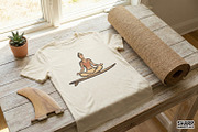 Yoga Surf Girl PNG, Zen Surfer Art, an Illustration by SharpMarketplace (Thumbnail 2 of 4)