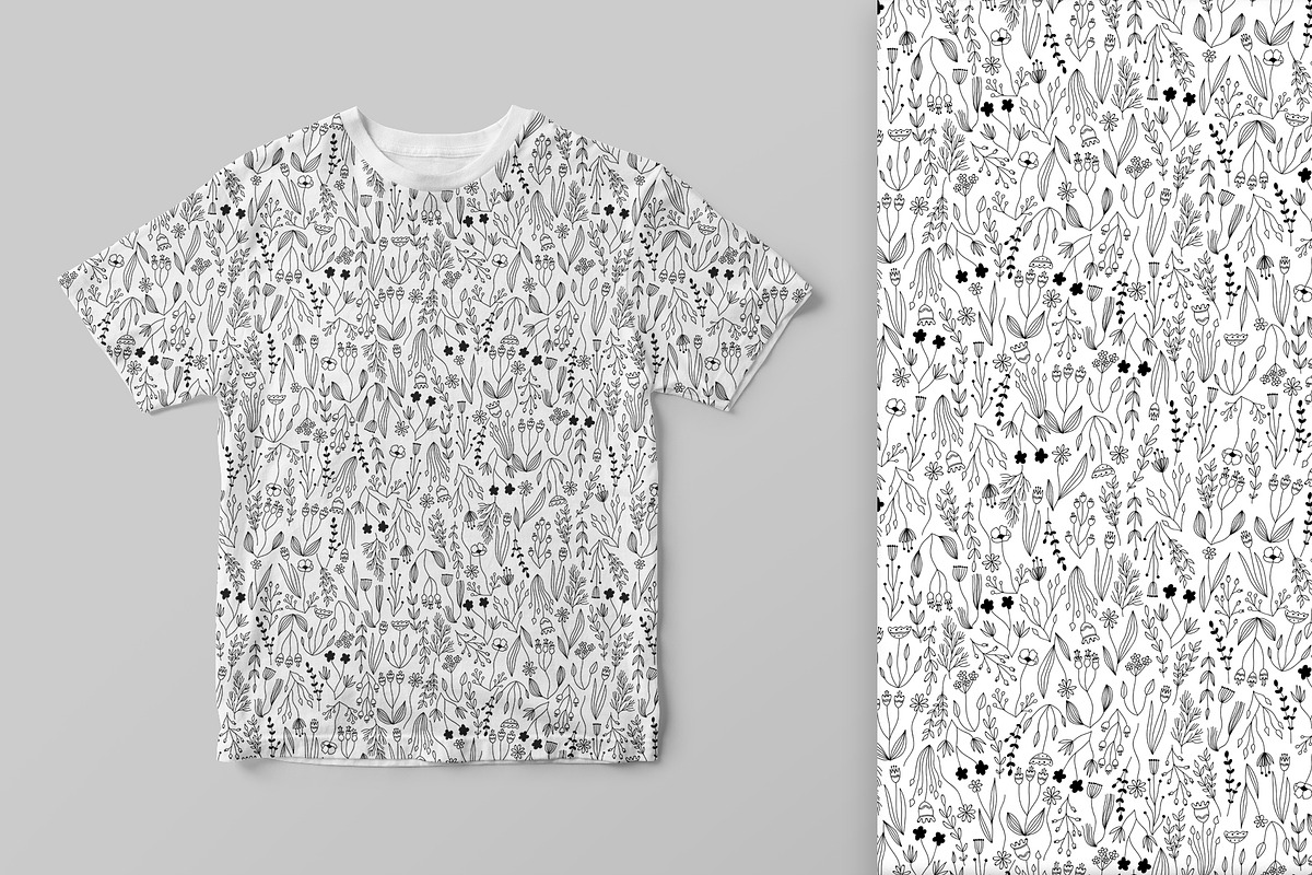 Vector Floral Valentine Outline Set, an Illustration by Chloe's Illustrations (Photo 8 of 10)