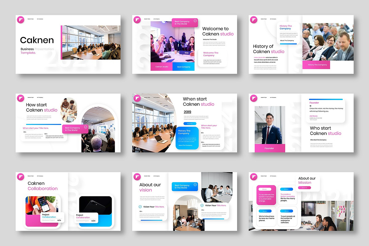 Caknen - Business Google Slide Templ, a Presentation Template by Dens Creative Studio (Photo 2 of 6)