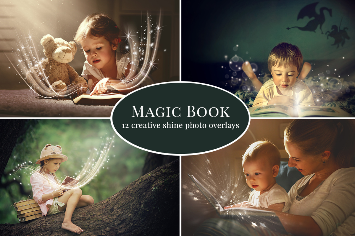 Magic Book photo overlays, an Object Graphic by BrownLeopard (Photo 1 of 7)