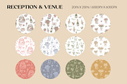 Hand drawn Wedding pattern bundle, a Pattern Graphic by CreativeChristiana (Thumbnail 5 of 14)