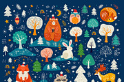 Cute Christmas collection, a Seasonal Illustration by MoleskoStudio (Thumbnail 5 of 7)