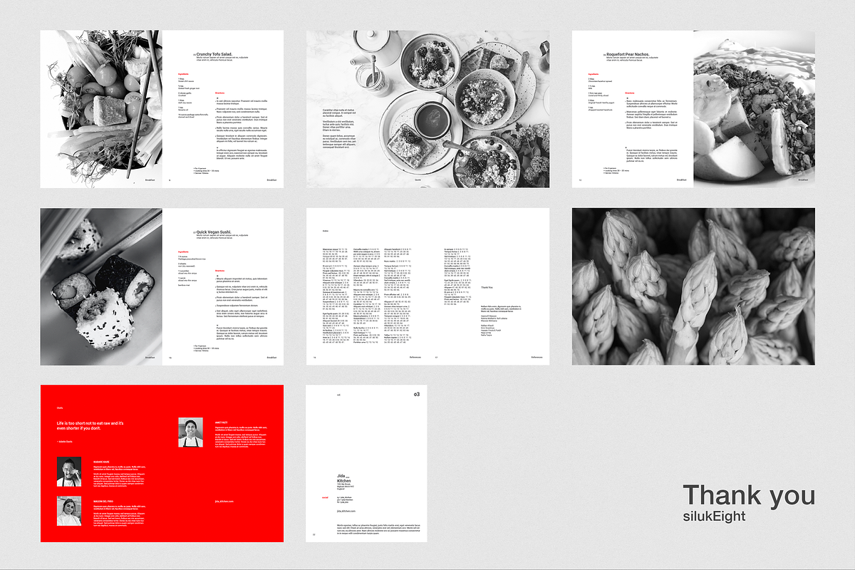 Natural Food Recipes, a Brochure Template by silukEight (Photo 14 of 14)