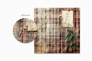Distressed Christmas Plaids, a Decorative Illustration by rileyBgraphics (Thumbnail 6 of 6)
