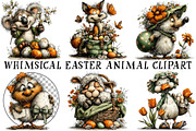 Whimsical Easter Animal Clipart, an Illustration by OK Design (Thumbnail 2 of 6)