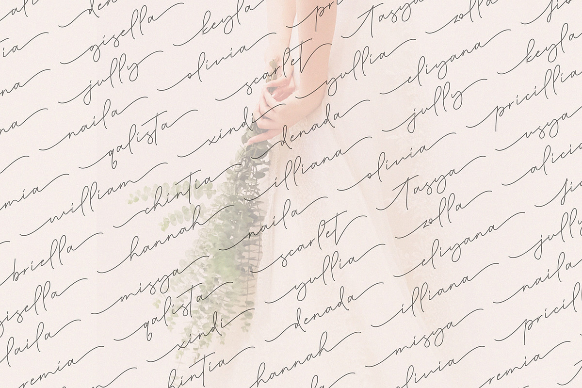 Missella - Handwritten Font, a Handwritten Font by RantautypeStudio (Photo 9 of 11)