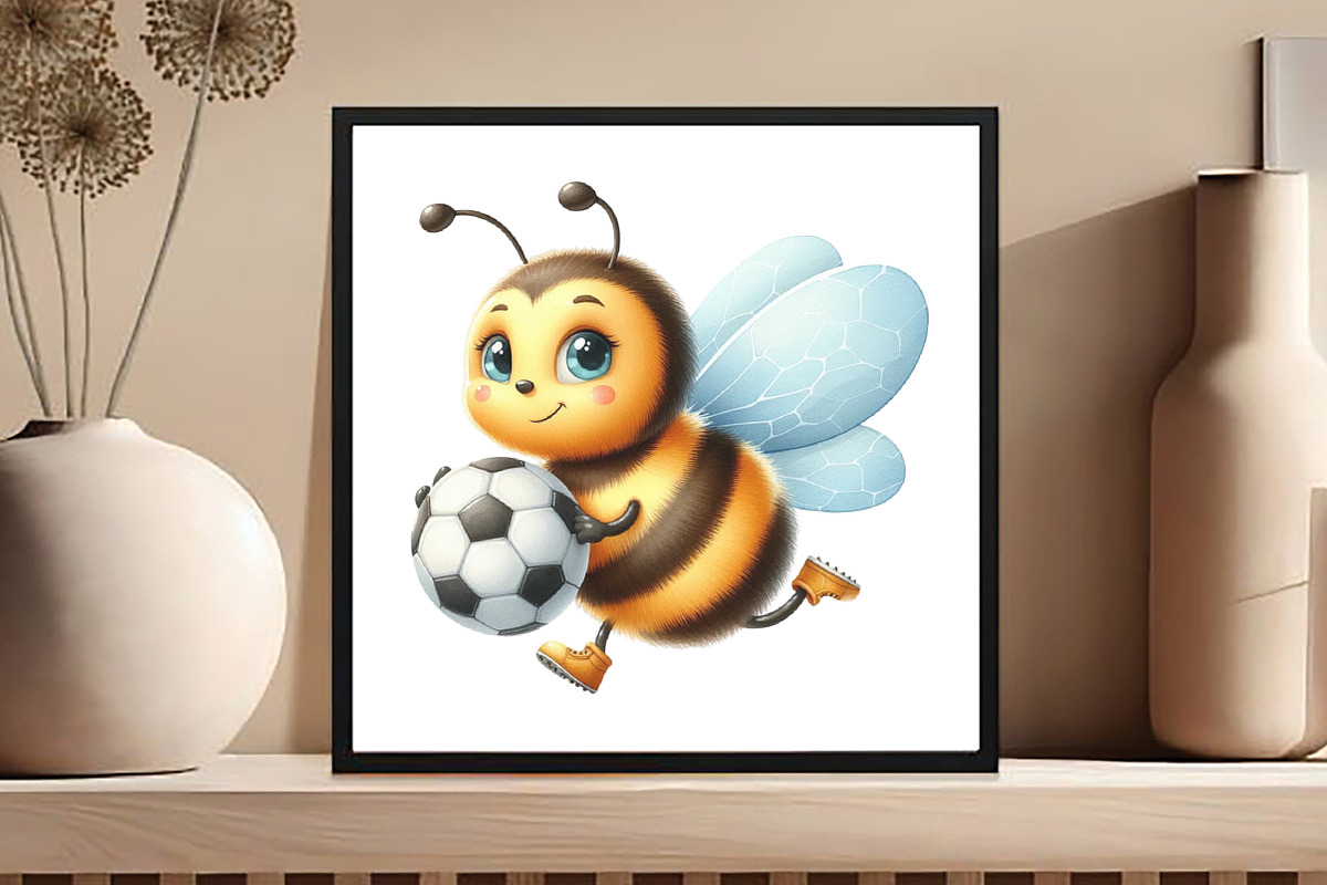 Watercolor Back to School Bee Clipar, an Animal Illustration by DreamCafeArt (Photo 5 of 5)
