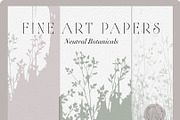 Neutral Botanical Backgrounds, a Background Graphic by Anna Sokol (Thumbnail 10 of 10)