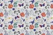 8 seamless esoteric patterns, a Decorative Illustration by SvetaDraws (Thumbnail 7 of 11)