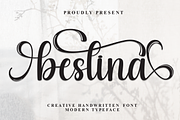 Bestina | Script Font, a Handwritten Font by Scratchones (Thumbnail 1 of 9)
