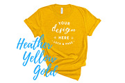 Bella Canvas TShirt Mockups On White, a Shirt Mockup by lock and page (Thumbnail 89 of 92)