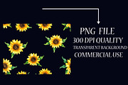 Sunflower Watercolor Clipart, an Illustration by Libby Wishes (Thumbnail 4 of 5)