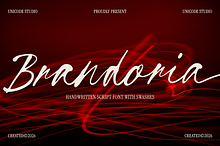 Brandoria – Handwritten Script Font
