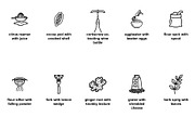 Culinary tools Icon Set 45 pcs, an Outline Icon by Nurlan's shop (Thumbnail 6 of 6)