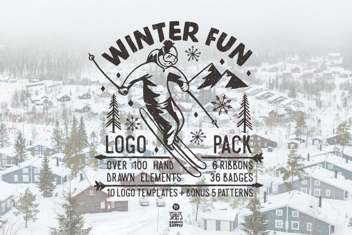 Winter Fun, Adventure Logo Pack, a Branding & Logo Template by Stella's Graphic Supply (Photo 1 of 10)